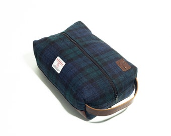 Harris Tweed Shoe Bag , Personalized Gift, Golf Gifts for Men, Handcrafted, Father's Day gifts