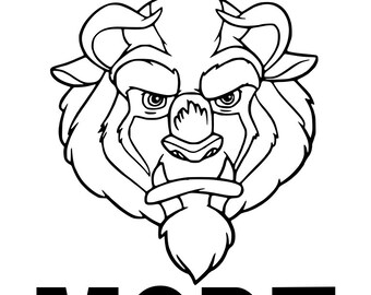 Download Beauty and the beast svg | Etsy