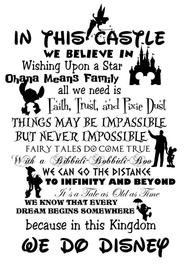 Download In This Castle We Do Disney svg pdf png file | Etsy