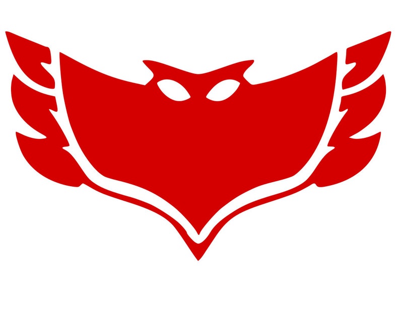 Download PJ Masks Mask Crest and Symbol svg pdf png and dxf | Etsy