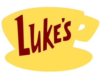 Luke's Diner - svg, pdf, png, dxf file