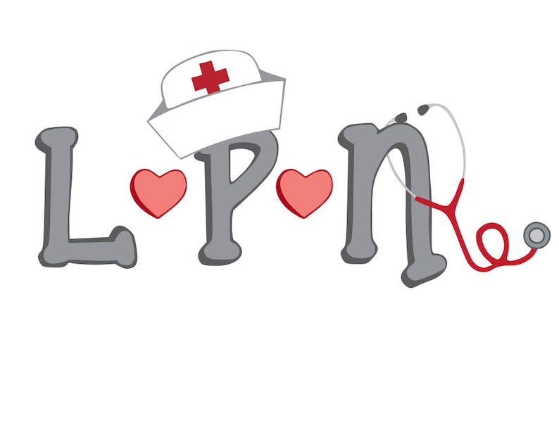 LPN logo svg dxf pdf and png files Etsy
