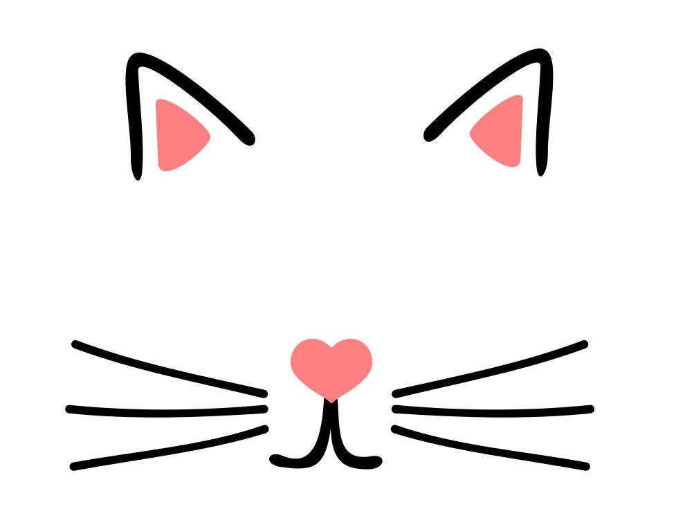 Free Free 131 Outline Cat Face Svg Free SVG PNG EPS DXF File