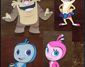 Gobble, Tack, Lily and Boomer - Kate and Mim Mim - Disney Junior svg files