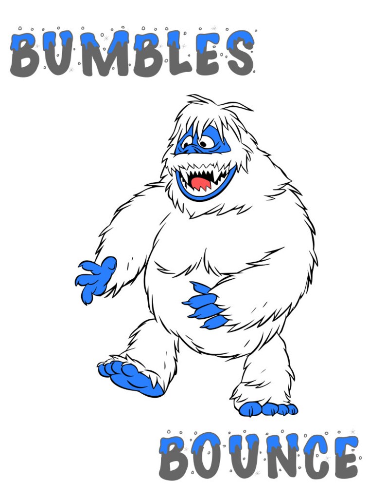 Bumbles Bounce svg pdf png and dxf files Etsy