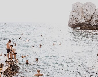 CAPRI LANDSCAPE Lido Del Faro Capri Photography Beach Art | Etsy