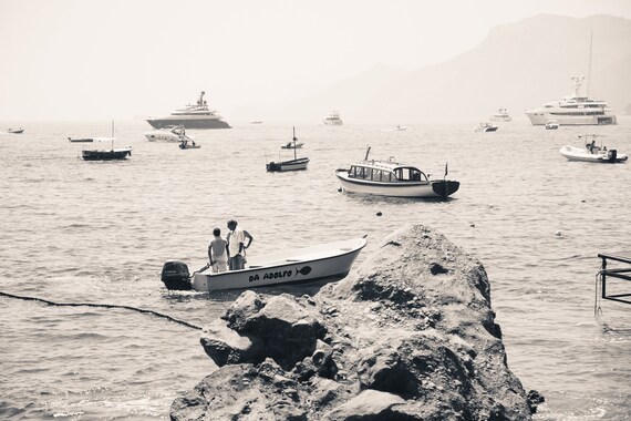 Positano Photography POSITANO DA ADOLFO Landscape Amalfi Coast Landscape Italian Coast Prints Beach Art