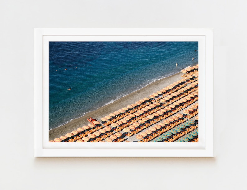 Positano Photography POSITANO DA ADOLFO Landscape Amalfi Coast Landscape Italian Coast Prints Beach Art