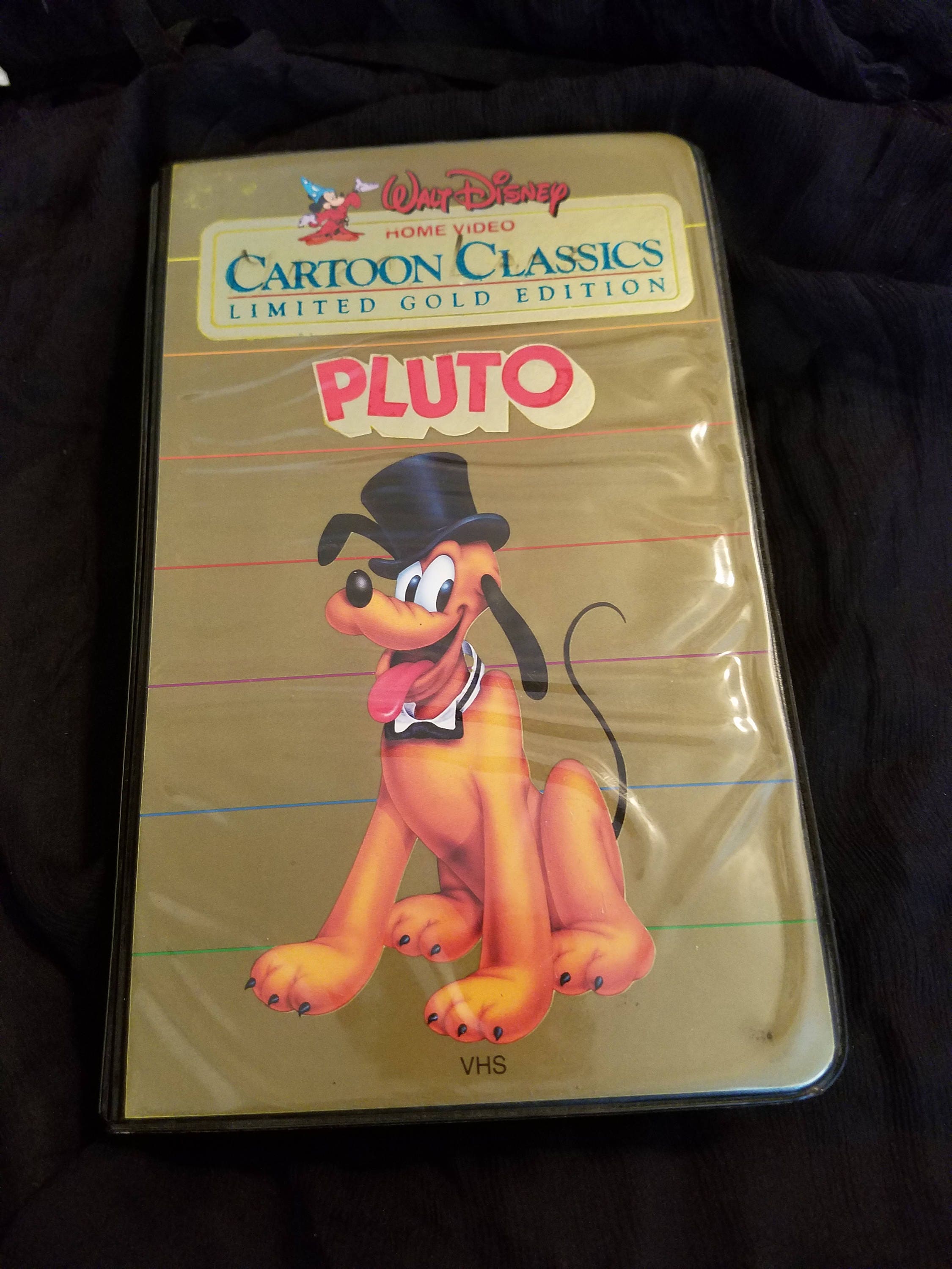 Disney Cartoon Classic Gold Limited Edition Pluto Vhs - Etsy Disney Cartoon Classic Gold Limited Edition Pluto Vhs - Etsy