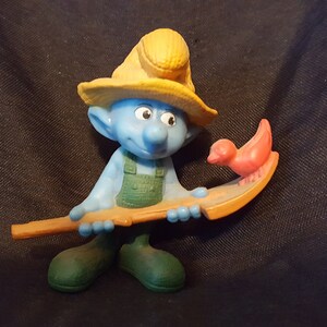 Farmer Smurf Cake Topper Figurine