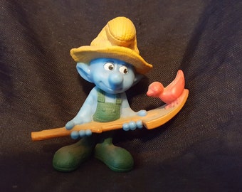 Farmer Smurf Cake Topper Figurine