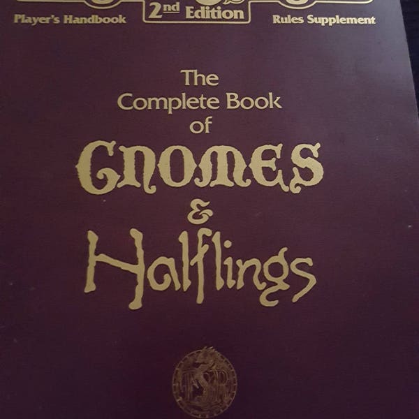 Dungeons and Dragons The complete book of Gnomes and Halflings