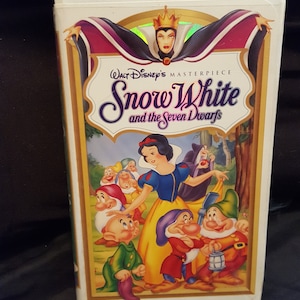 Disney Masterpiece Snow White and the Seven Dwarfs Vhs