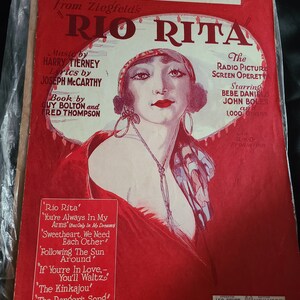 Zigfelds Rio Rita Sheet Music