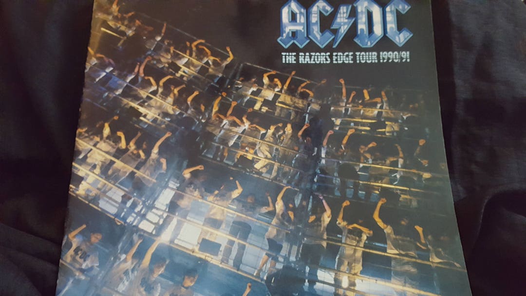 AC DC Razors Edge 1990 Vintage Concert Tour Program - Etsy