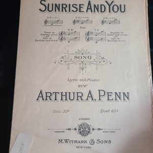 Sunrise and You By Arthura A Penn