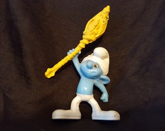 Clumbsy Smurf Cake Topper Figurine
