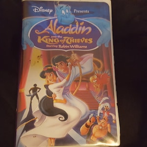 Disney Aladdin and the King Of Thieves Starring Robin Williams Vhs