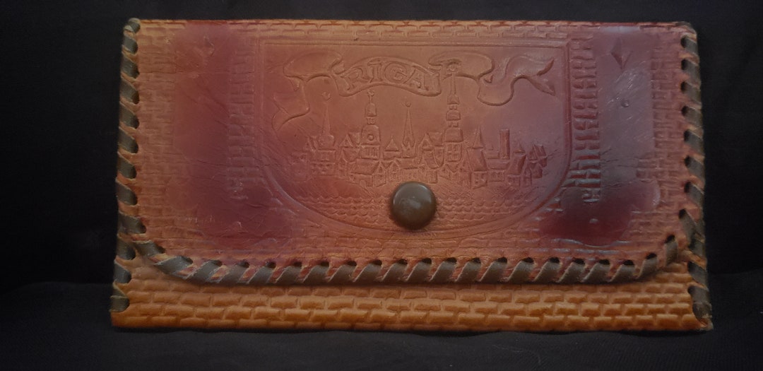Eastern European Leather Hand Made Wallet - Etsy