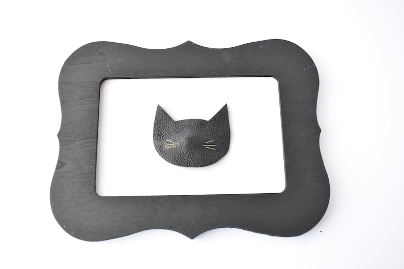 leather cat hair clip Halloween cat snap clip Cat bow hair clip bow black cat snap clip cat snap clip,Halloween cat hair clip