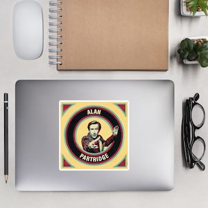 Alan Partridge Vinyl Sticker: Steve Coogan Die Cut Decal