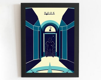 Hook Movie Poster: Minimalist Film Art Print