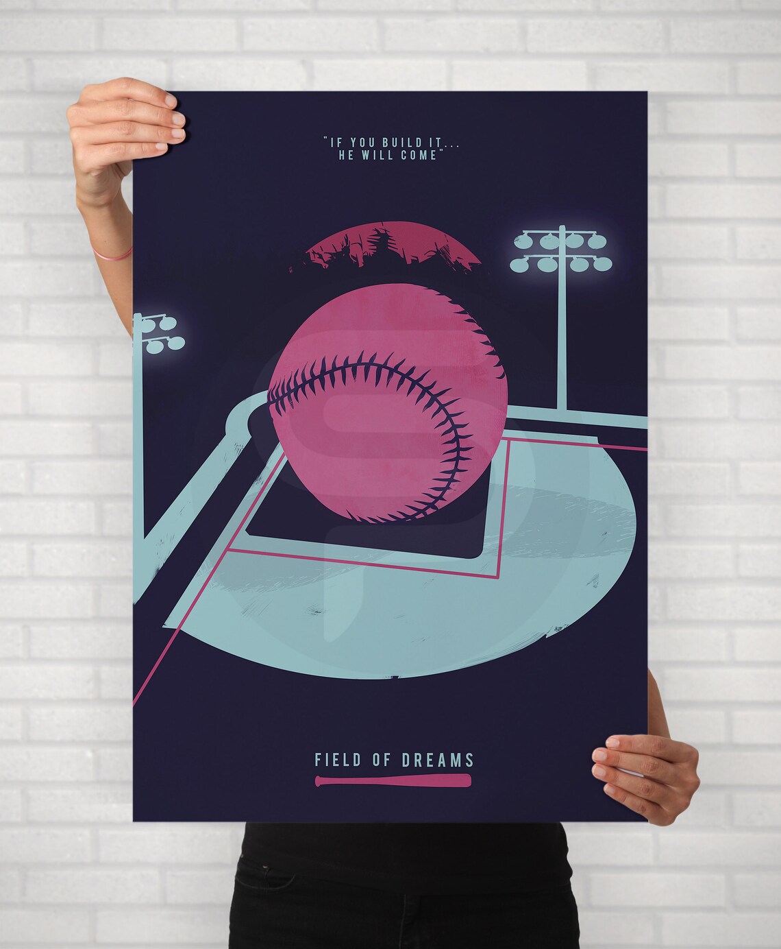 Field of Dreams Film Poster Print Custom Art Unique Etsy