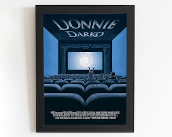 Donnie Darko Movie Poster | Illustrated Cinema Frank Donnie Darko Movie Print | Alternative Movie Poster  | Home Decor Print