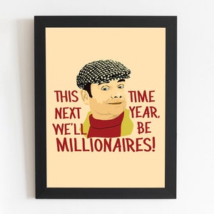 Del Boy Portrait Print: Only Fools and Horses UK Comedy Wall Art