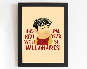 Portretafdruk Del Boy: Only Fools and Horses UK Comedy Wall Art