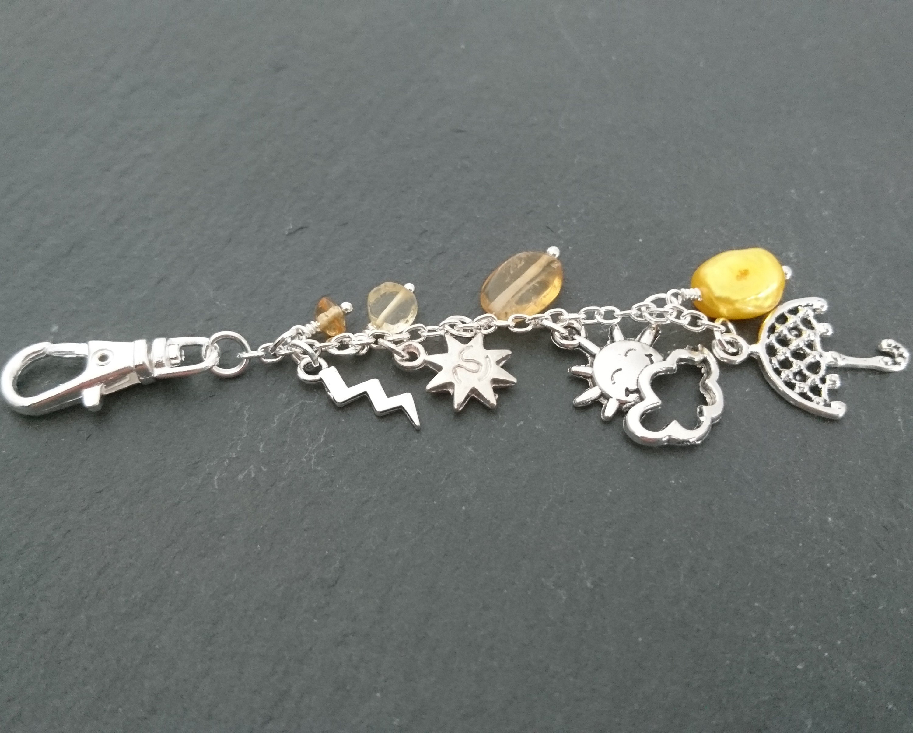 BAG CHARM sterling silver or gold plate