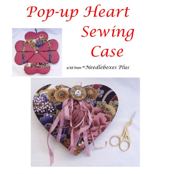 Etui Pop Up Heart Sewing Case - KIT ONLY