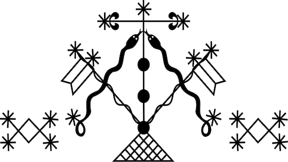 Ayizan veve vinyl wall decal