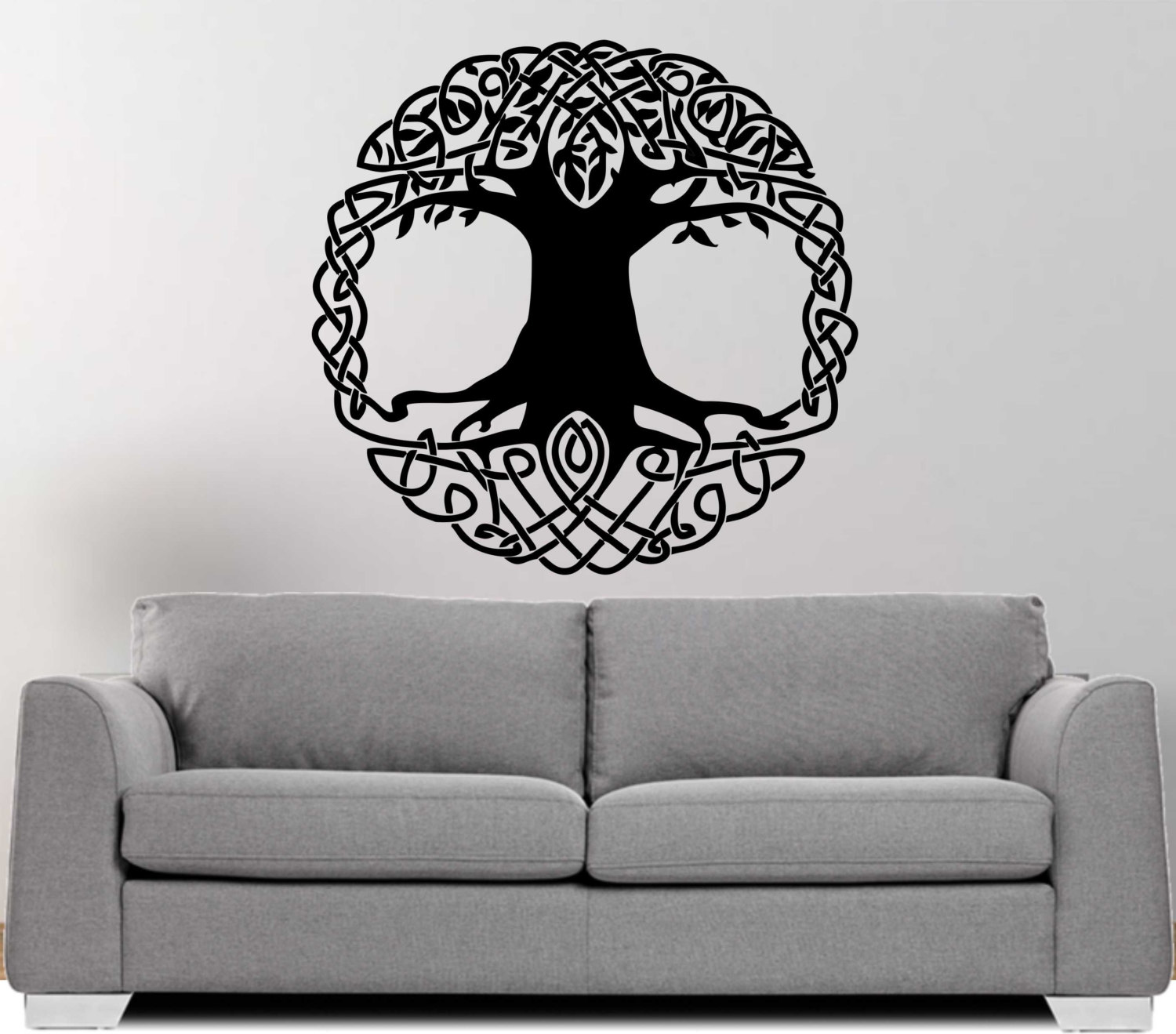 Celtic Knot Tree of Life vinyl wall decal Etsy