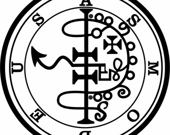 Asmodeus sigil vinyl decal