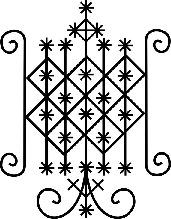 Ayizan veve vinyl wall decal