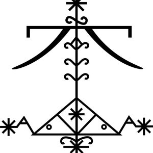 Ayizan veve vinyl wall decal