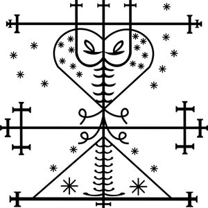 Ayizan veve vinyl wall decal