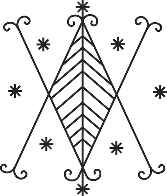 Ayizan veve vinyl wall decal