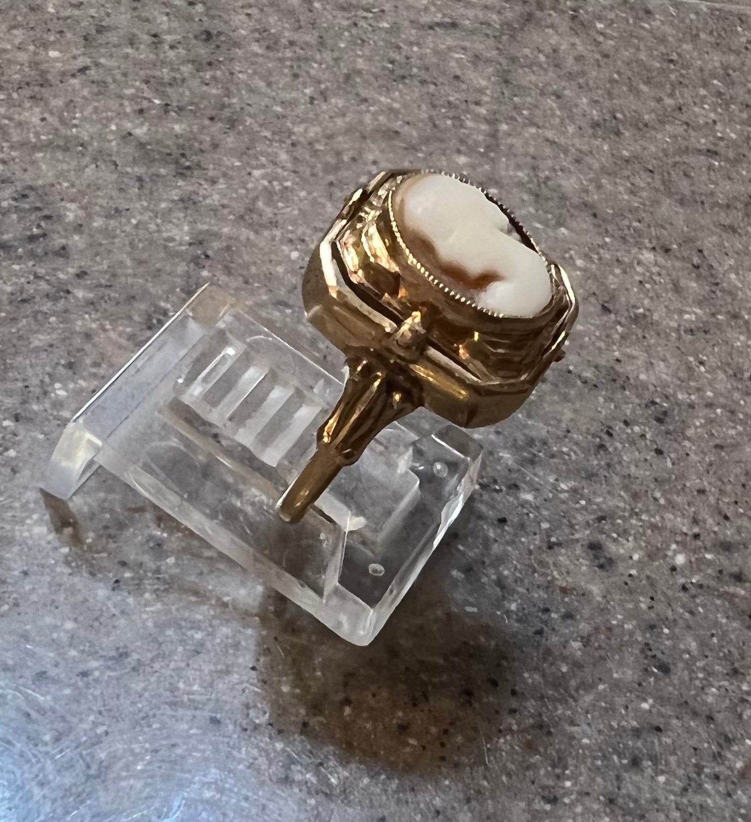 Vintage flip shop ring