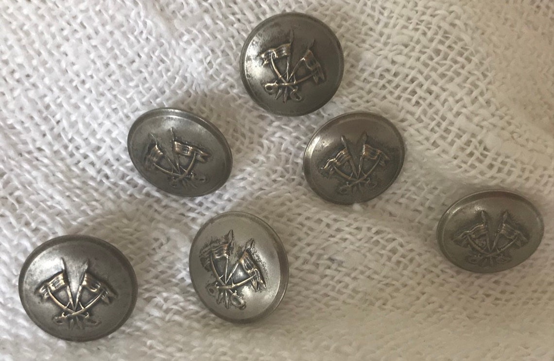 6 Antique Spanish Uniform Buttons 1898 Spanish-American War | Etsy