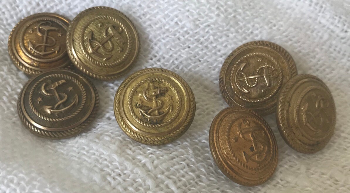 Uniform Buttons 1800s Antique British Naval Surgeon Officer 7 Etsy UK