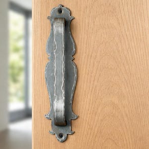 Studio Series - Sculptural Steel Door Pull — English Ironwork Study