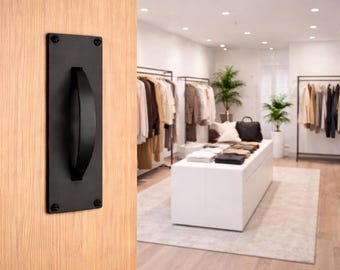 Curved Door Handle, Handmade Classic