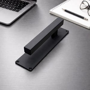 Industrial Steel Barn Door Handle - Square Bar, Handmade Loft Style