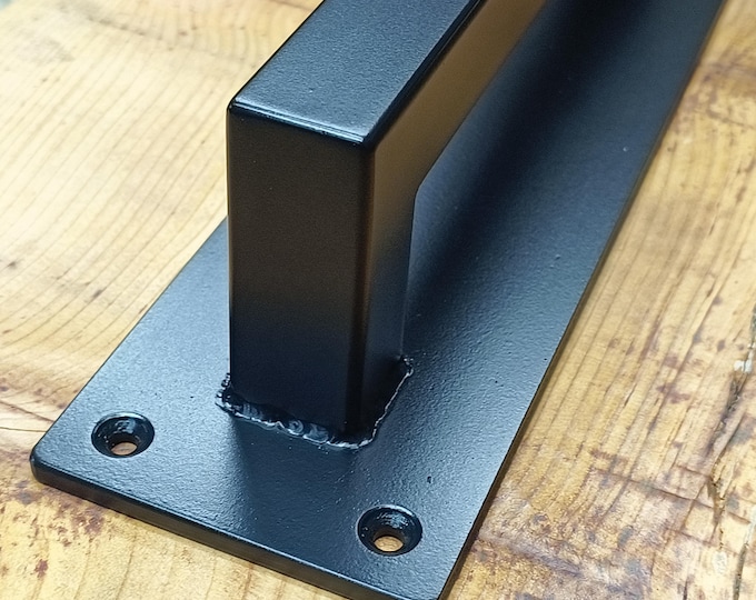 Steel Barn Door Handle, 1 inch Thick, Industrial Loft Door