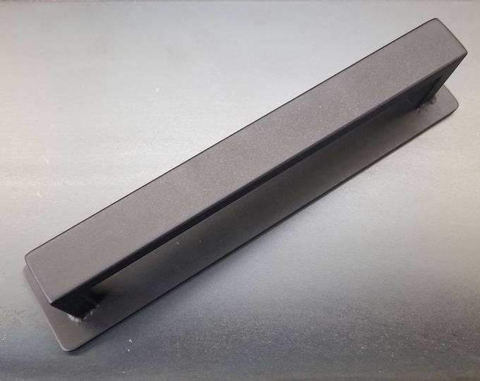 Steel Barn Door Handle – Back-Mounting, Industrial Loft Style