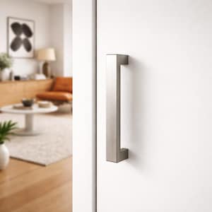 Modern Steel Door Handle Pull – Architectural Minimalist Entry Hardware