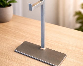 Industrial Minimalist Steel Headphone Stand