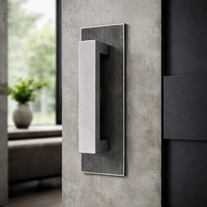 Modern Steel Door Handle Pull – Architectural Minimalist Entry Hardware